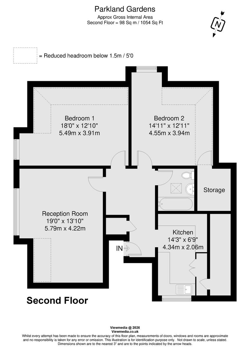 Parkland Gardens, London, SW19 6 floorplan