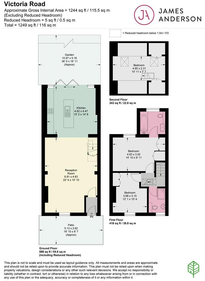 Victoria Road, Mortlake, SW14 floorplan