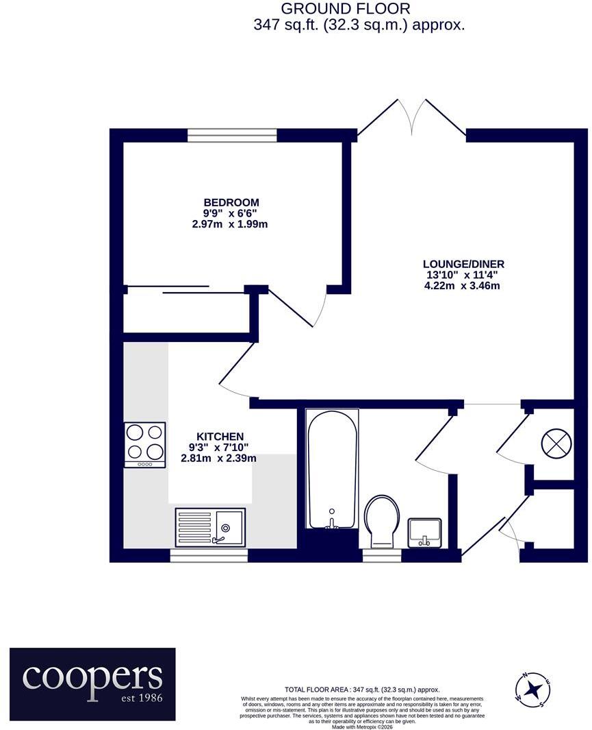 Betjeman Court, West Drayton, UB7 floorplan