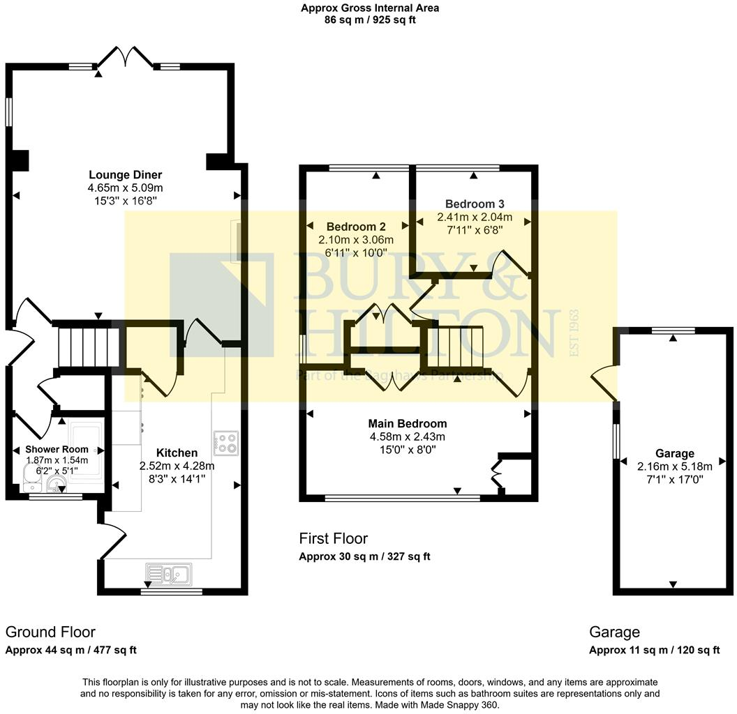 Ashbourne Road, Buxton floorplan