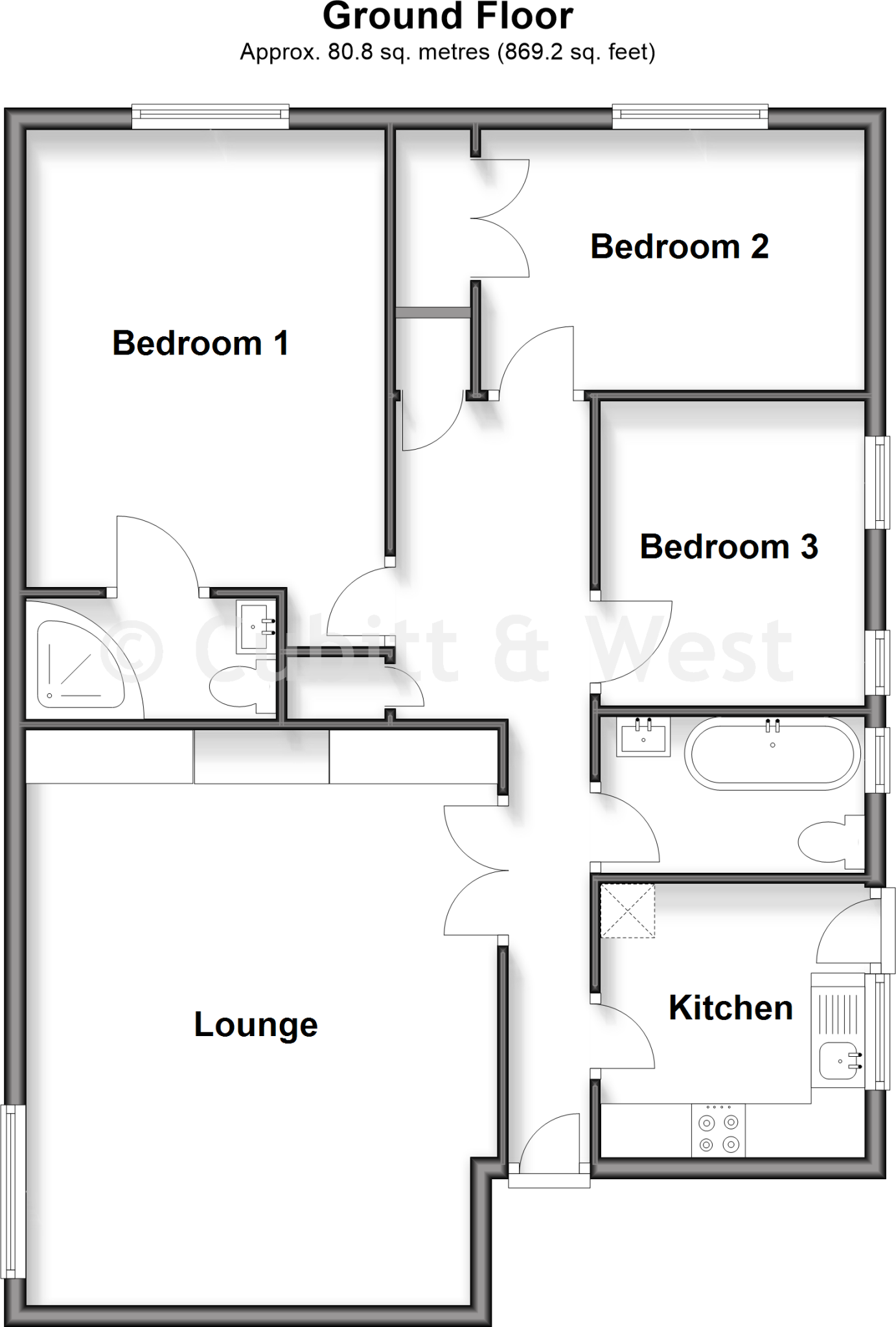 Prince Regents Close, Brighton, East Sussex floorplan