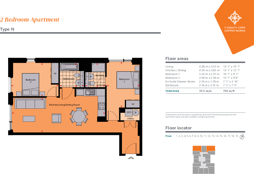 The Copper Works, Cardiff Cardiff CF10 floorplan