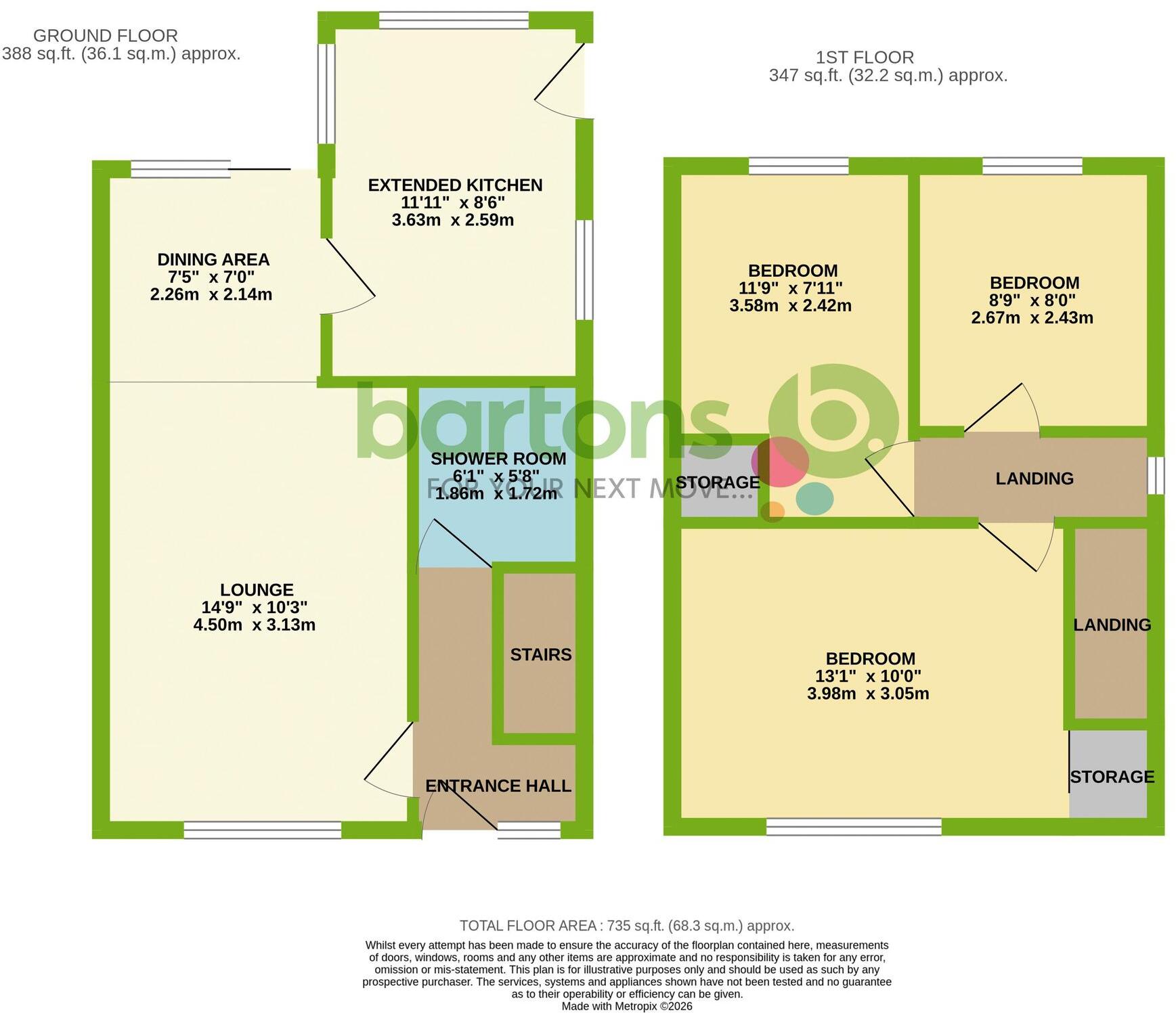 Hall Road, Rotherham, S60 floorplan