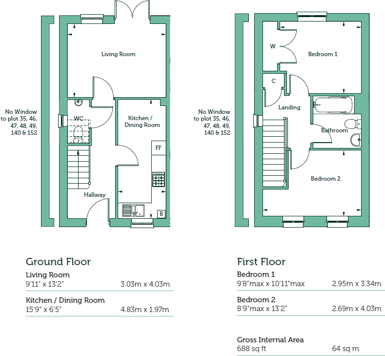 Greenfields Road, East Dereham, NR20 3TE floorplan