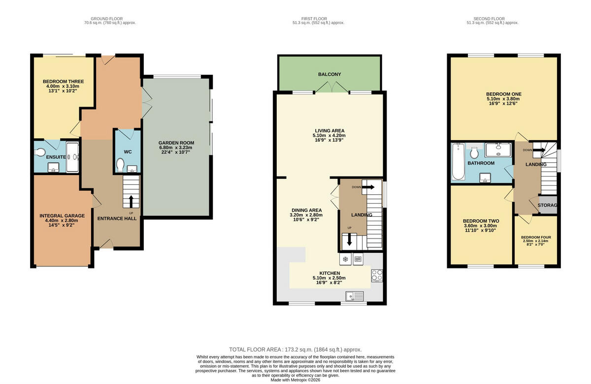 The Leylands, Lytham St. Annes, FY8 floorplan