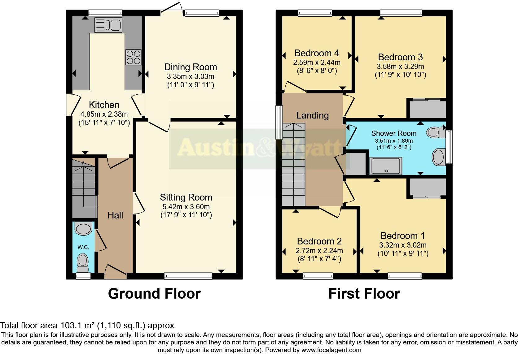 Tavells Lane, SOUTHAMPTON, Hampshire, SO40 floorplan