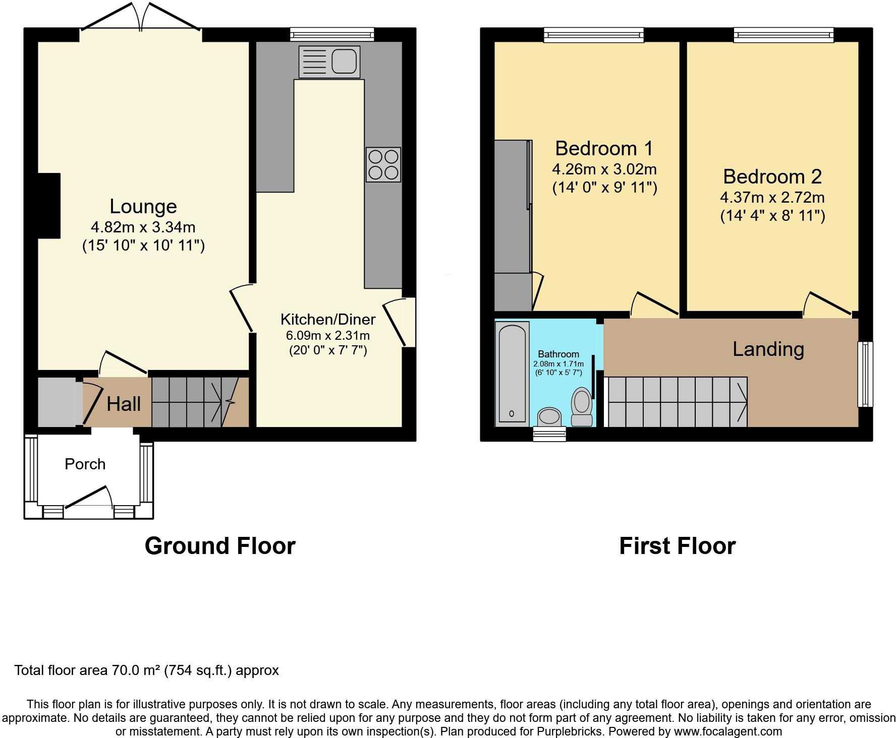 Penmann Crescent, Liverpool, L26 floorplan