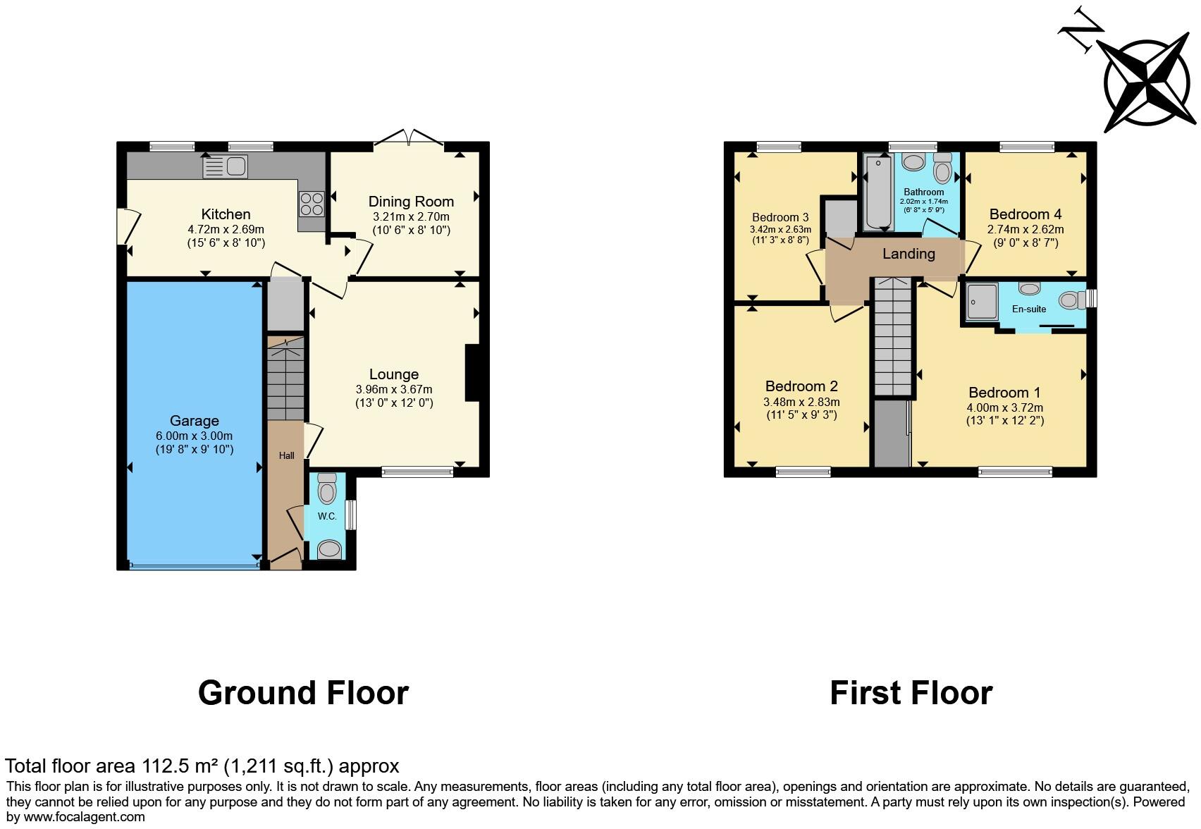 Ponyfield Close, Huddersfield, HD2 floorplan