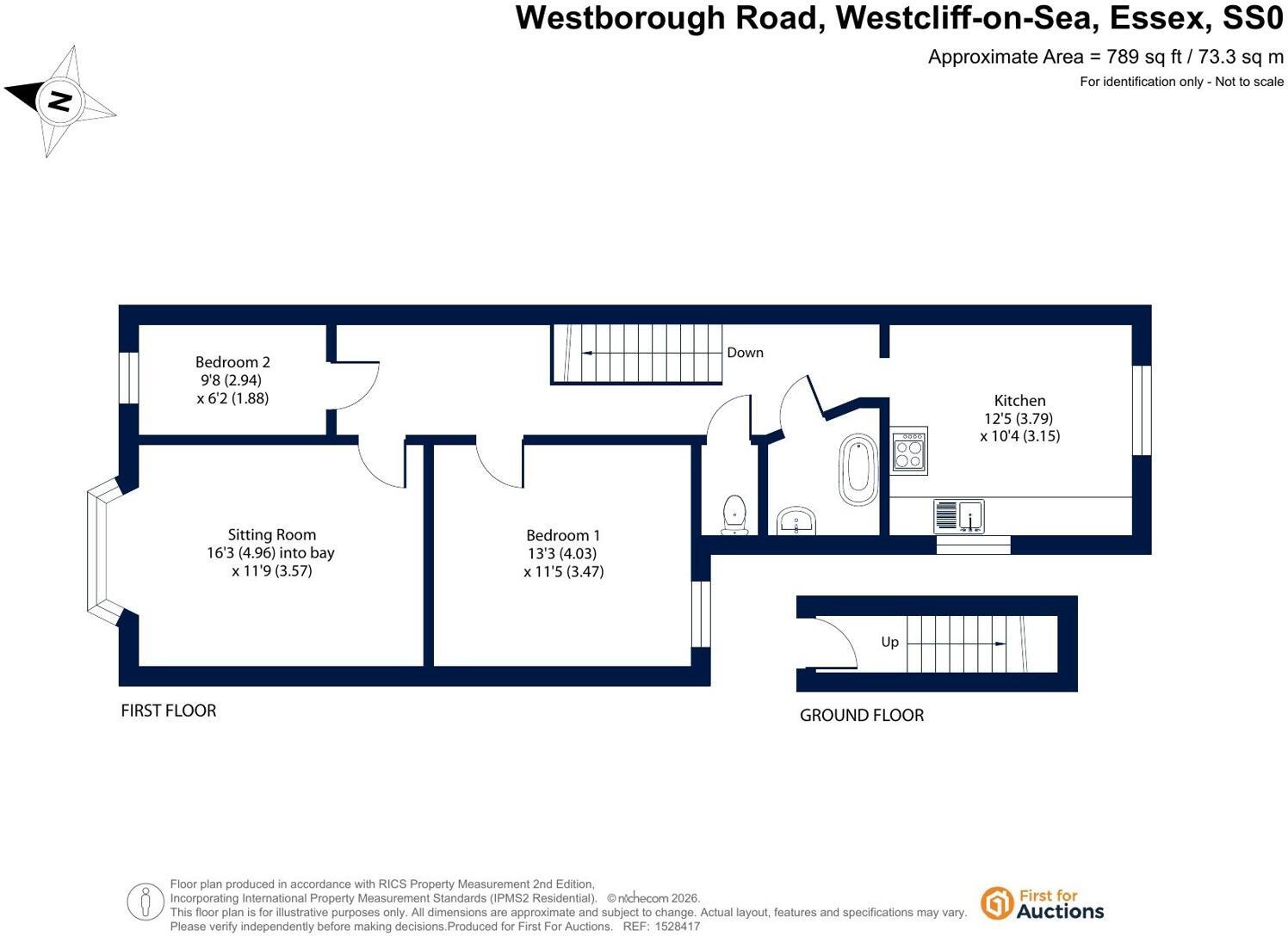 Westborough Road, Westcliff-on-Sea, Essex floorplan