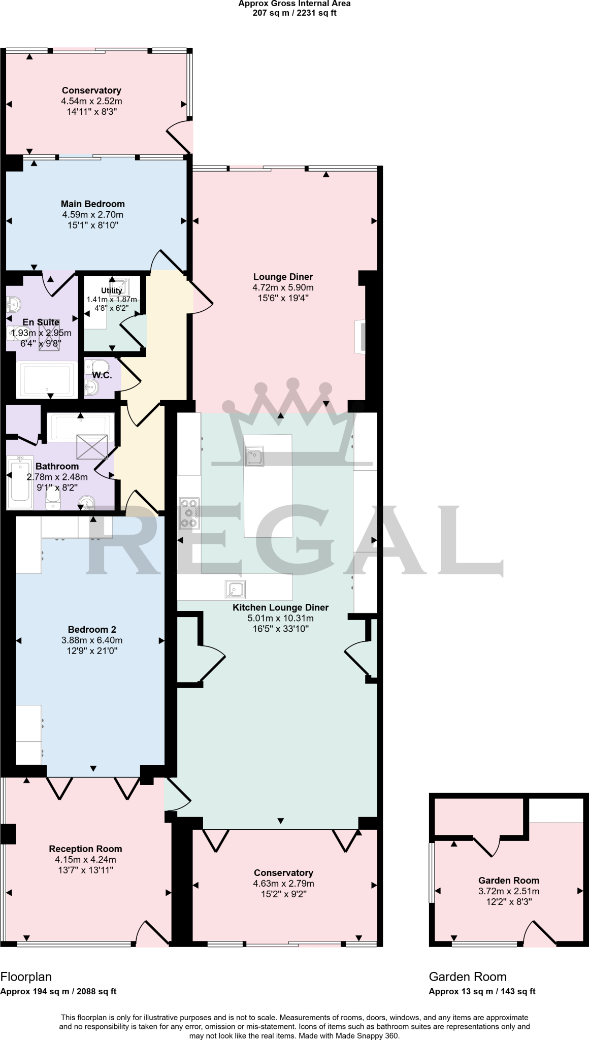 Misty Meadows, Ringwood Road, Longham, BH22 floorplan