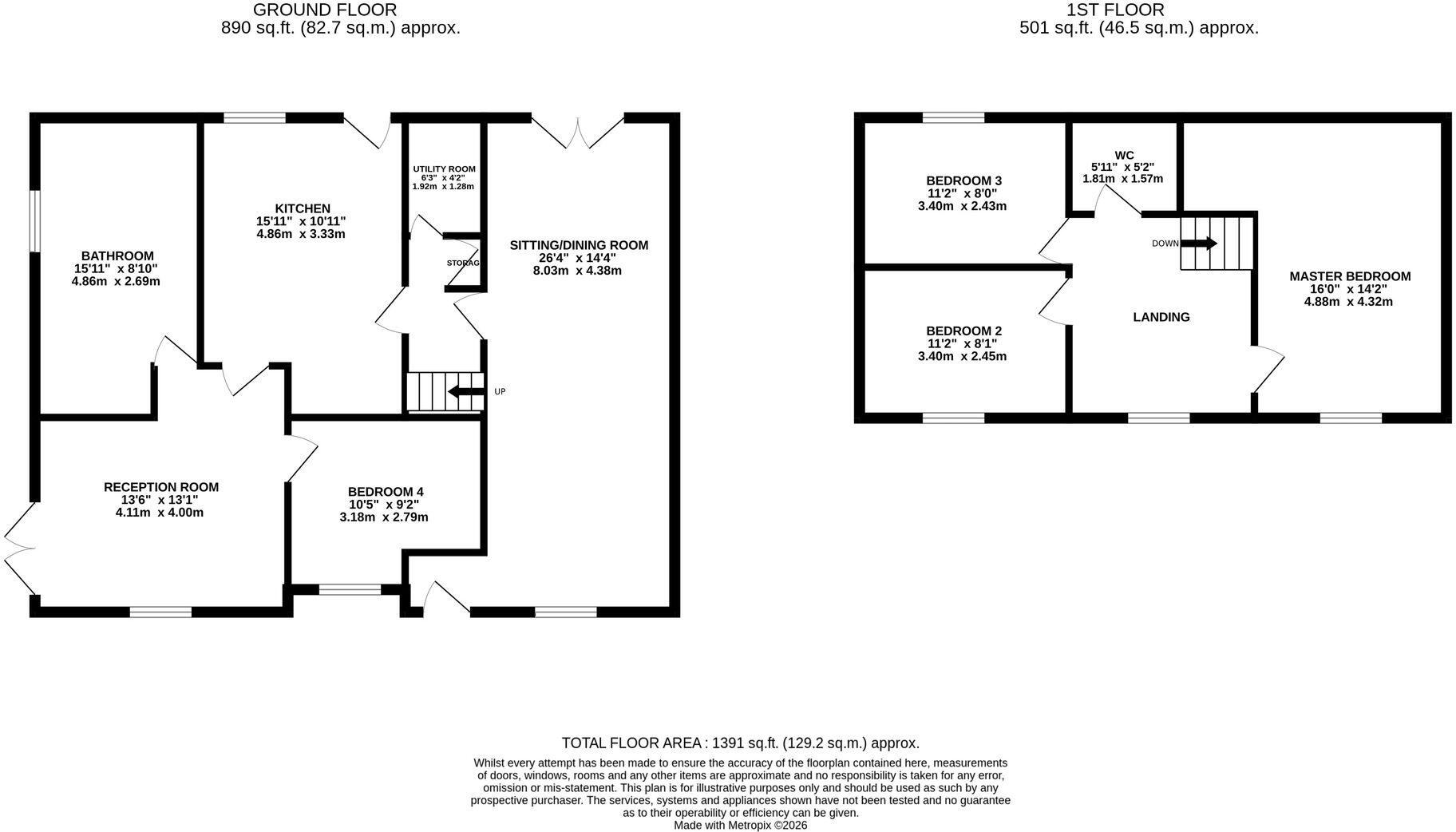Milldale Road, Leigh, WN7 floorplan