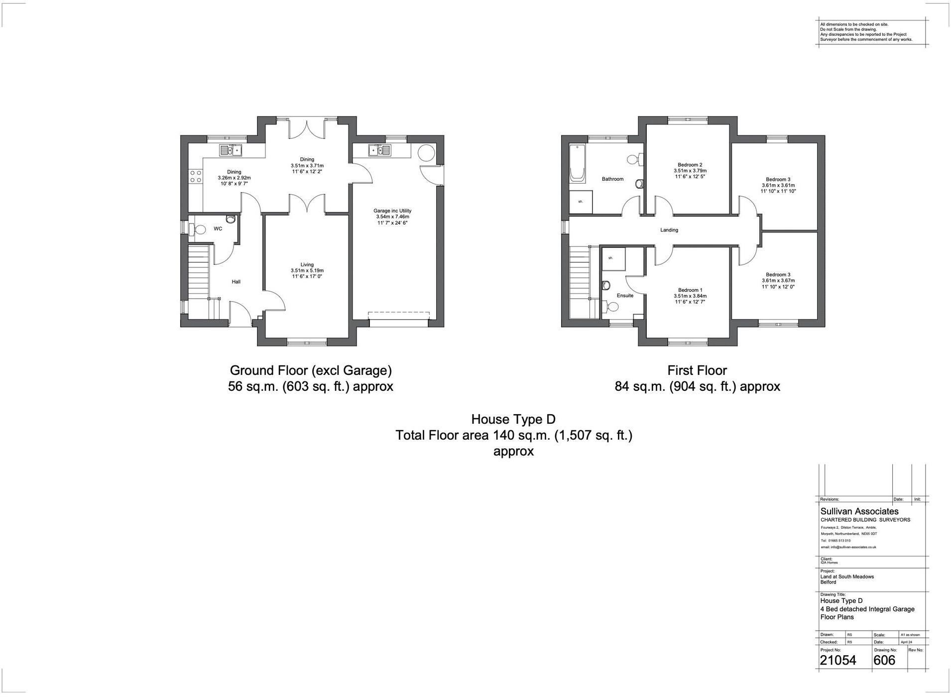 South Meadows, South Road, NE70 floorplan