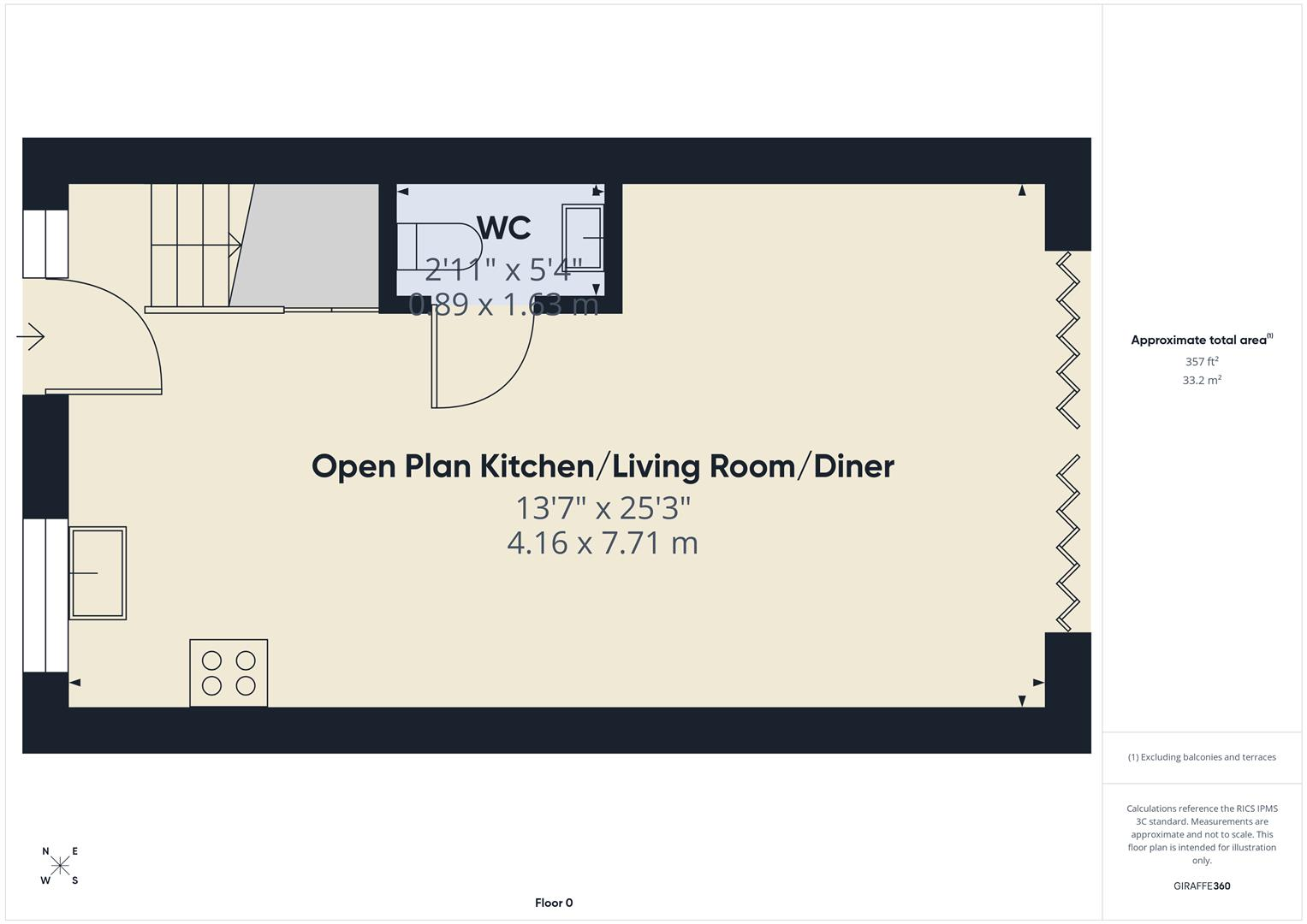 Temple Road, Buxton floorplan