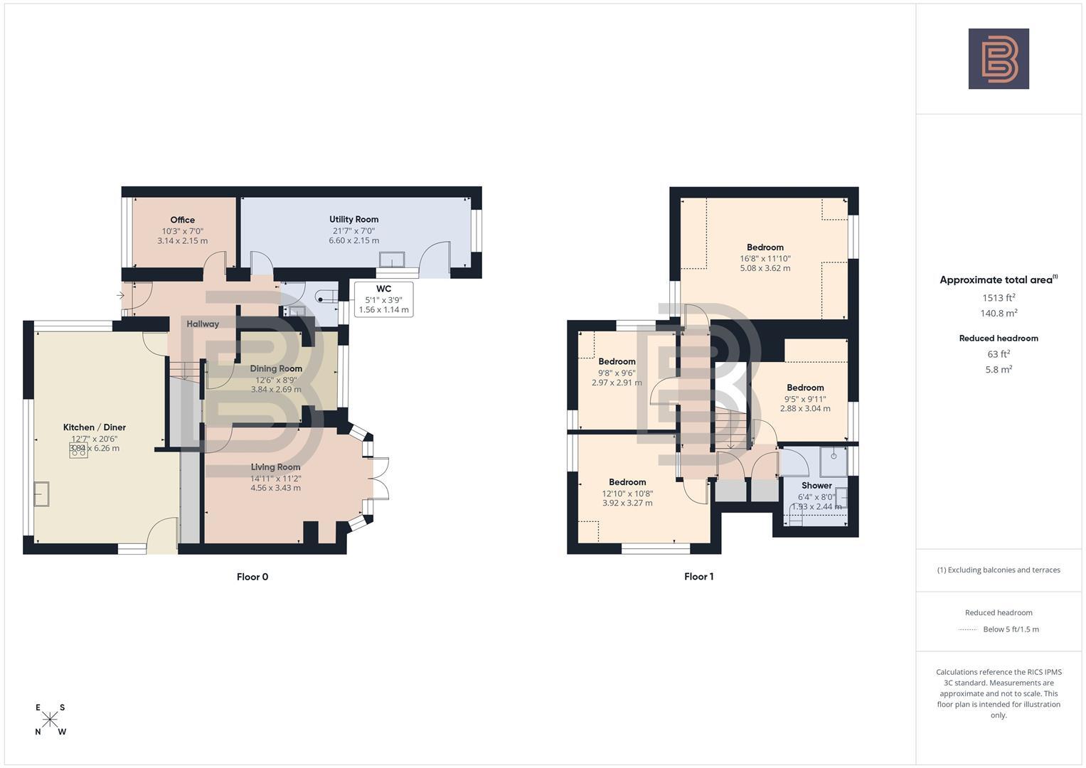 Carlton Road, Bilton, Rugby floorplan