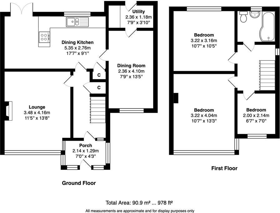 Black Abbey Lane, Glusburn floorplan