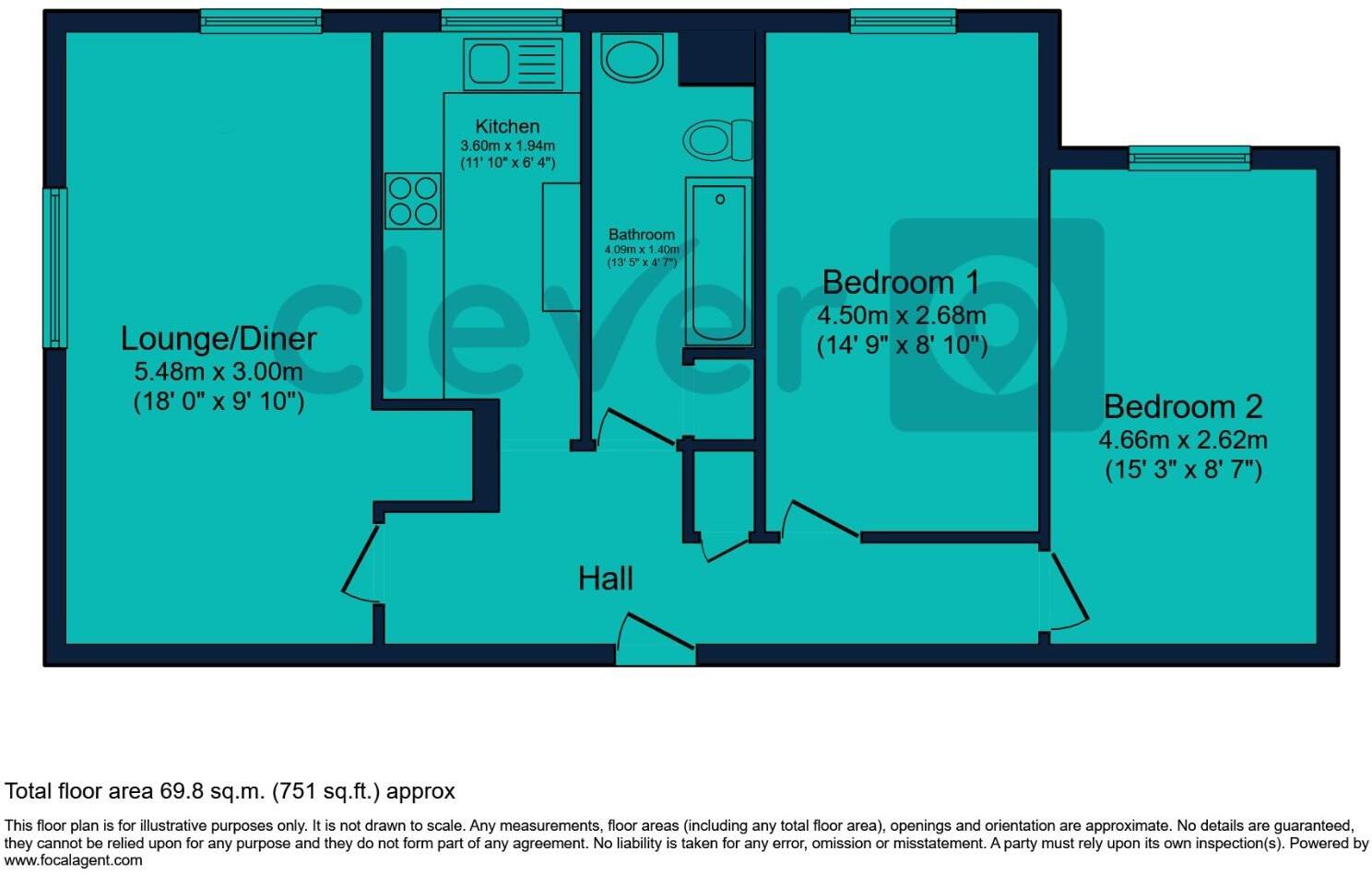 Kinnaird Crescent, Plymouth floorplan