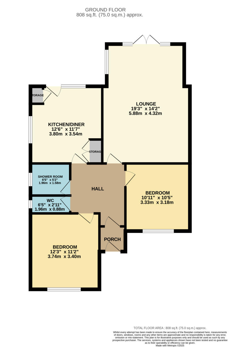Greensward Lane, Hockley, SS5 5 floorplan
