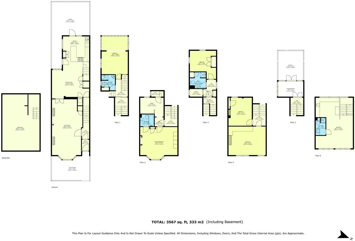 Courthope Road, Hampstead floorplan