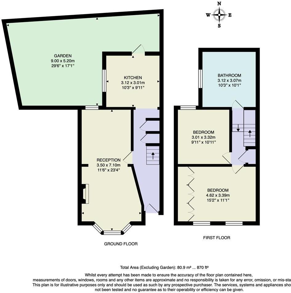 Ropery Street, Bow floorplan