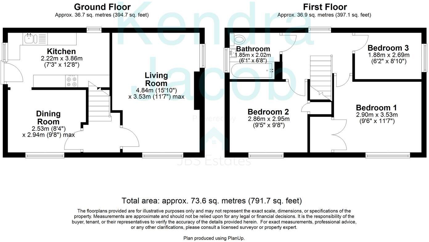 Larwood Avenue, Worksop floorplan