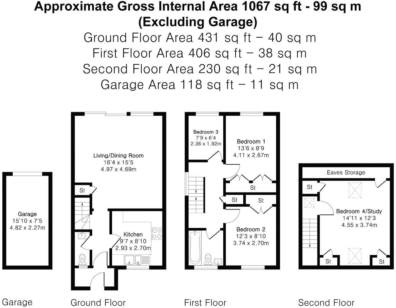 Foxglove Gardens, Merrow Park, GU4 floorplan