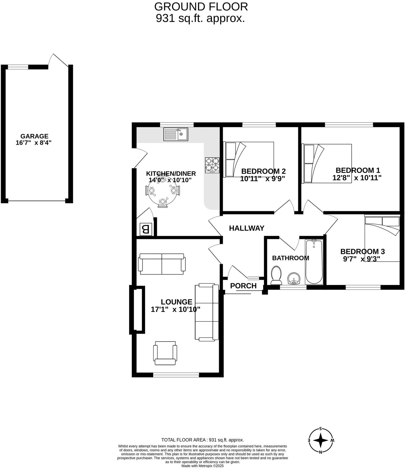 Llwyncrwn Road, Beddau, CF38 floorplan