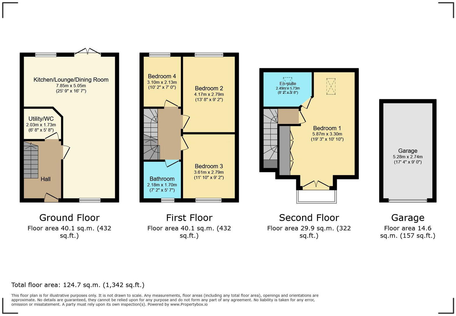 Cape Ruby Close, Bishops Cleeve, Cheltenham, GL52 floorplan