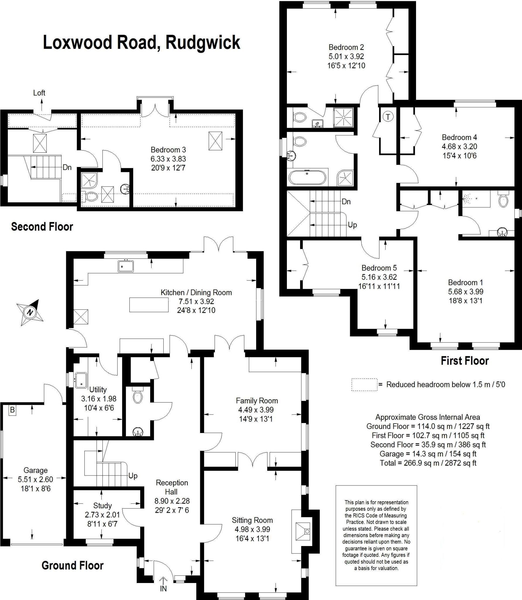 Loxwood Road, Rudgwick, RH12 floorplan