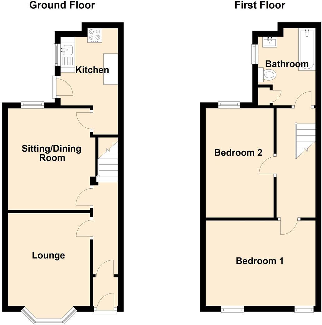 Denbigh Street, Llanrwst floorplan