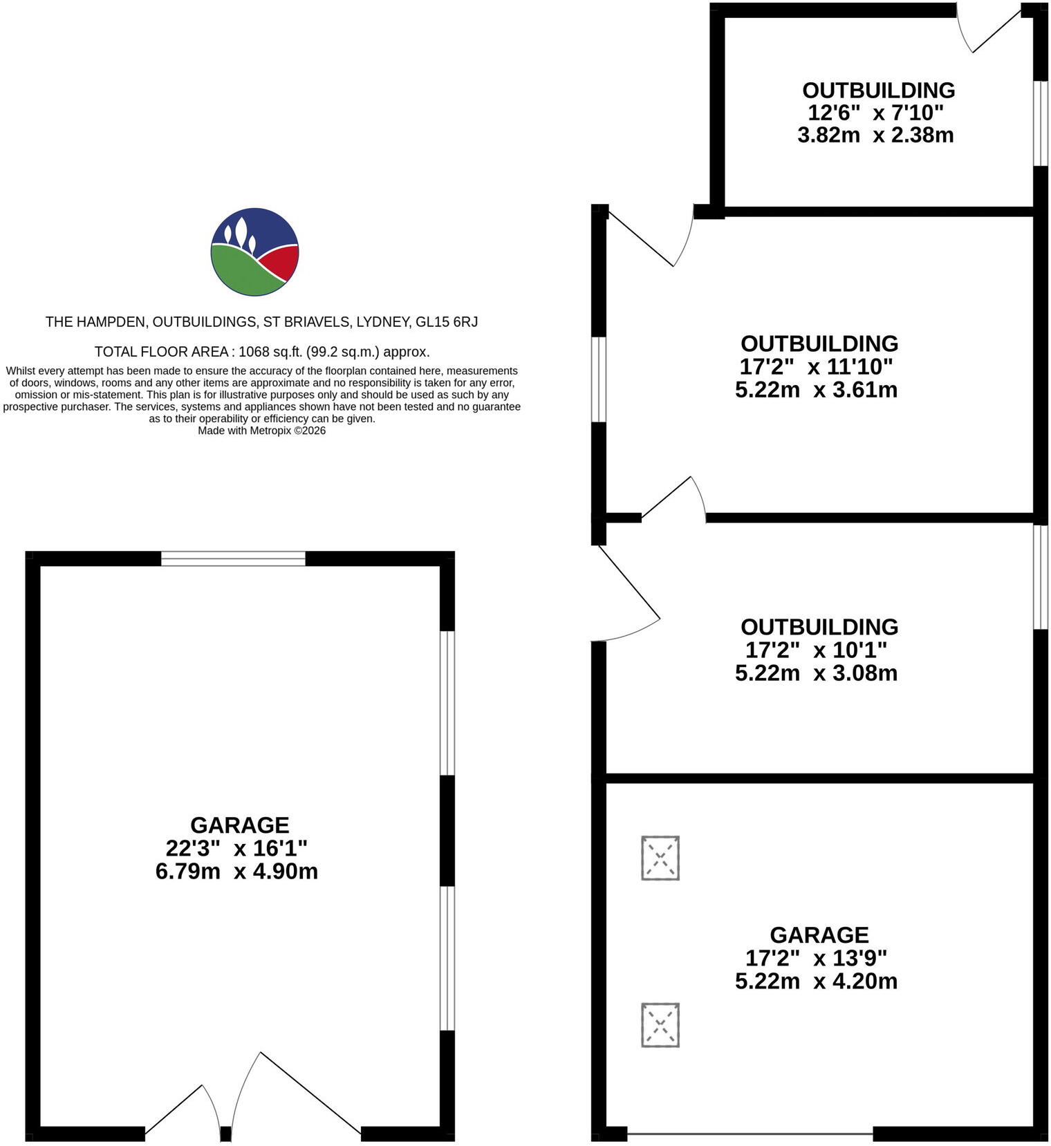 St. Briavels, Lydney, Gloucestershire floorplan
