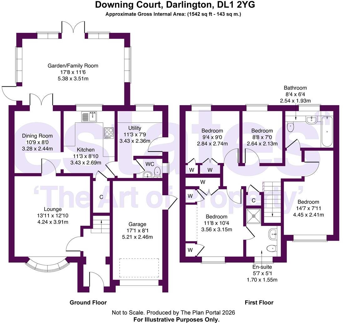 Downing Court, Darlington, DL1 2YG. floorplan