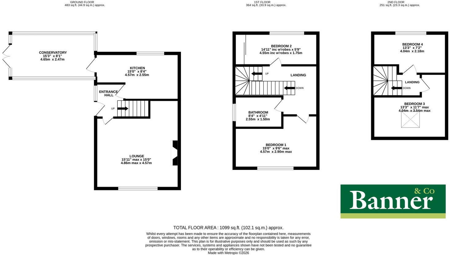 Albany Crescent, Lymm, WA13 9LS floorplan