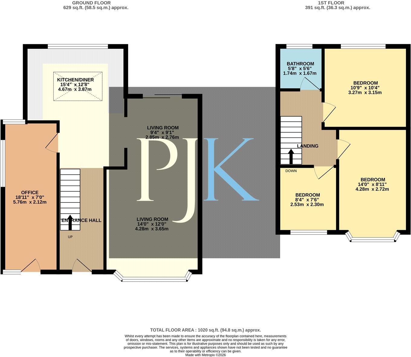 Dale View, Denton, Tameside, M34 floorplan