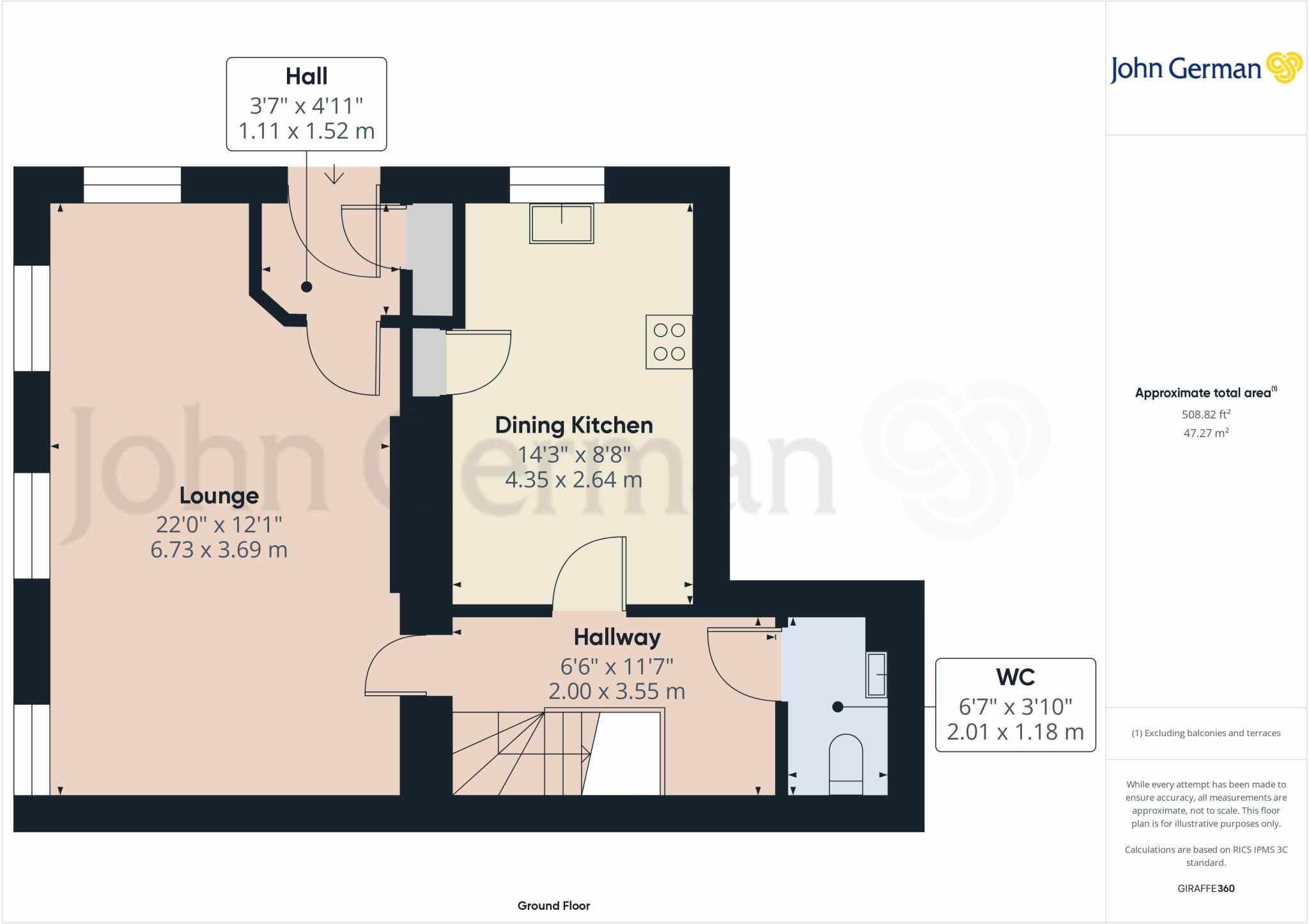 5, Green Hall floorplan