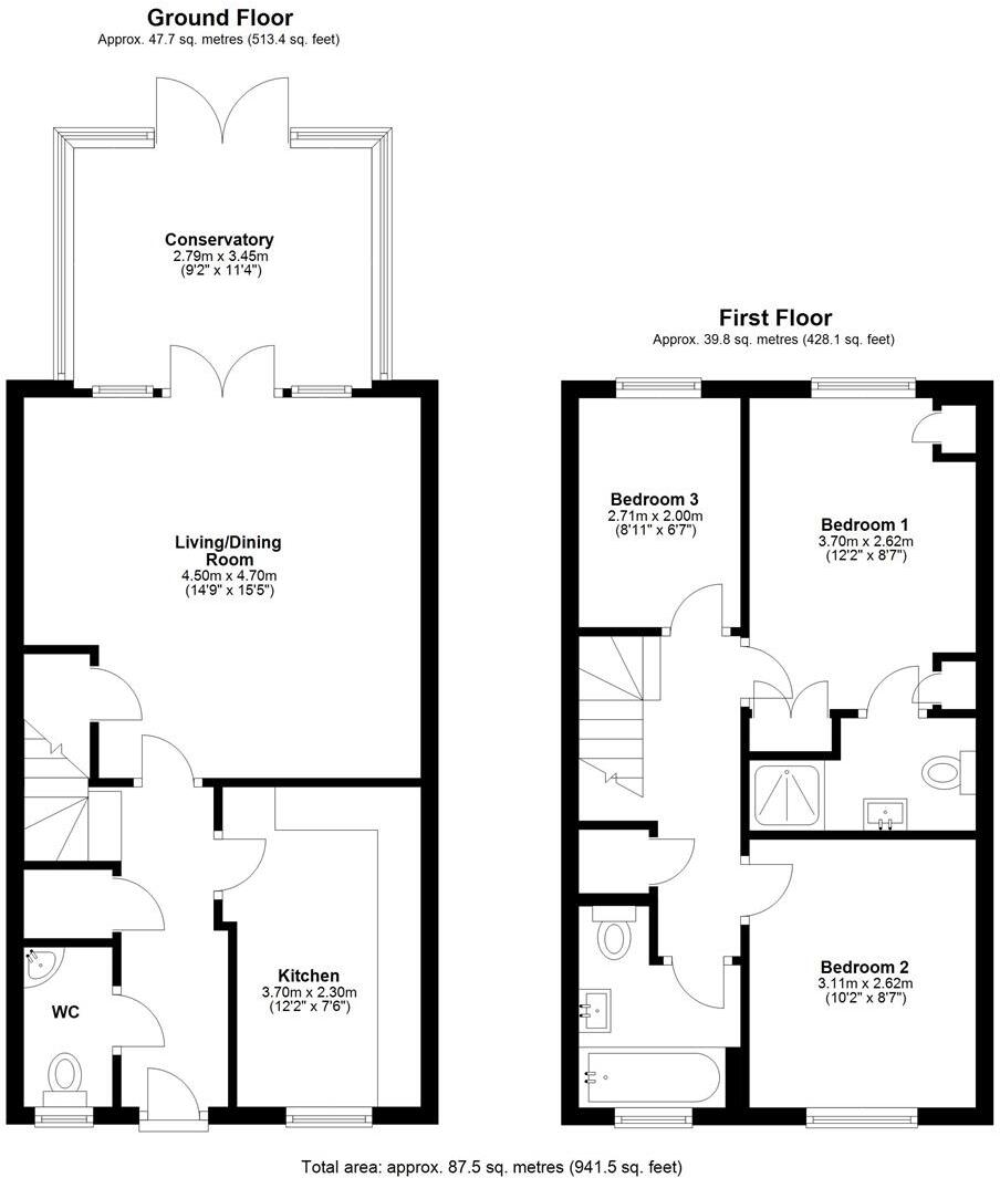 Crossbill Road, Radbrook, Shrewsbury floorplan