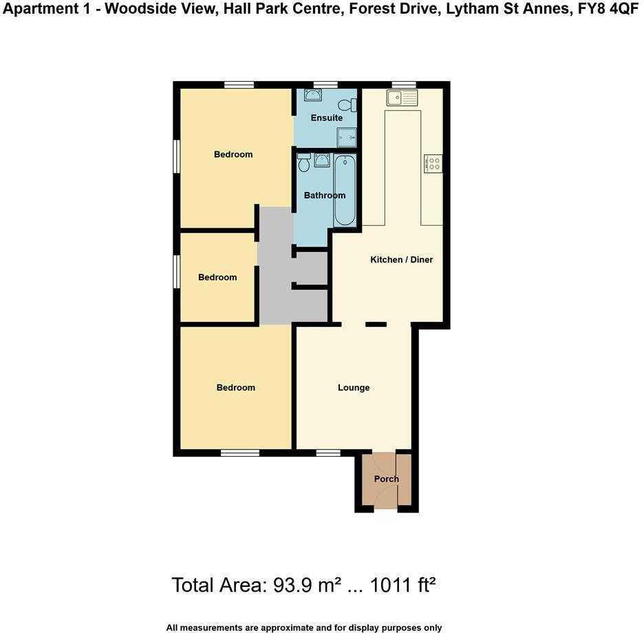 1 Woodside View, Forest Drive, Lytham floorplan
