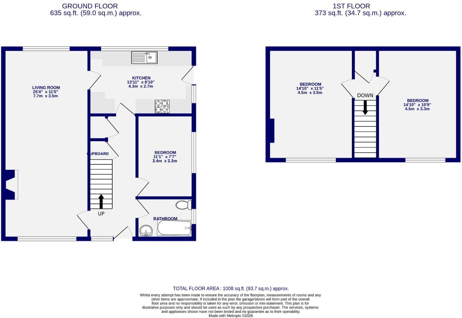 Montague Road, Bishopthorpe, York floorplan