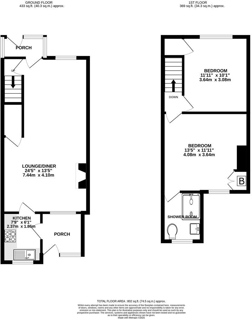 Williamthorpe Road, North Wingfield, Chesterfield floorplan
