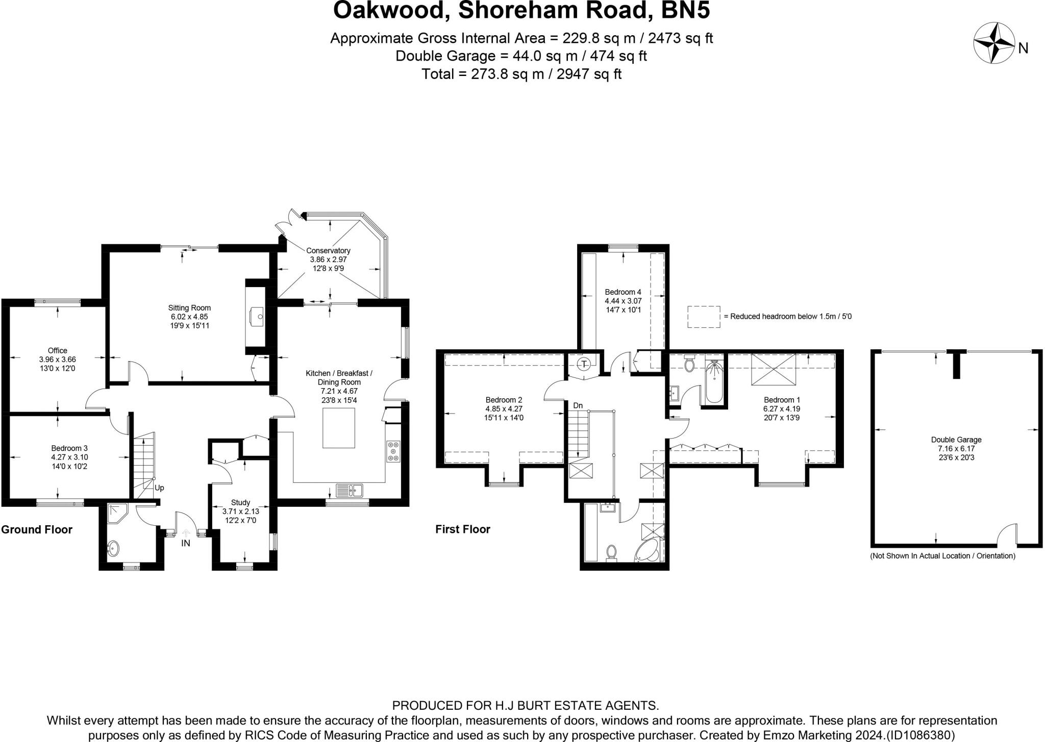 Shoreham Road, Small Dole, Nr Henfield floorplan