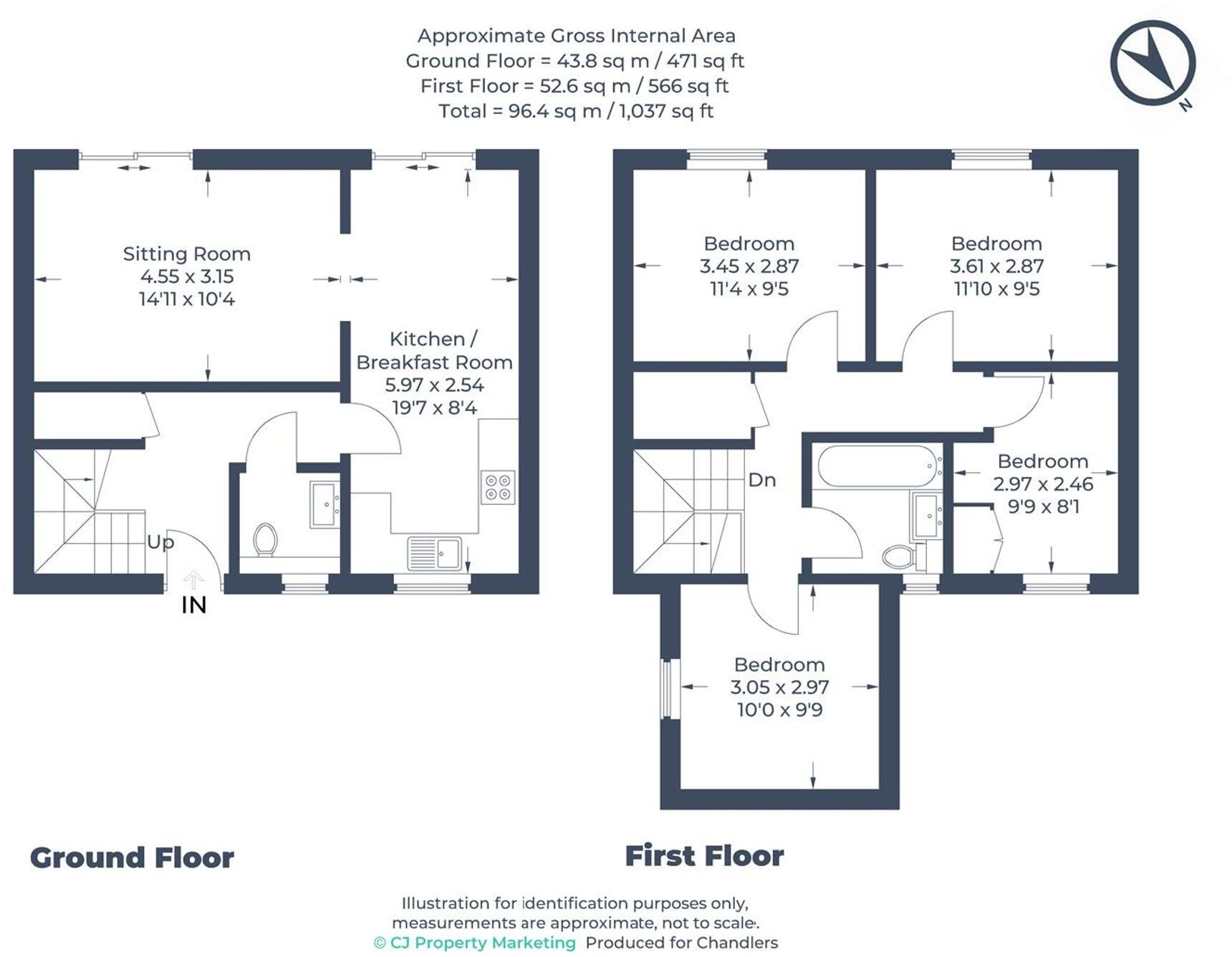 Tintern Close, Stevenage, SG2 floorplan