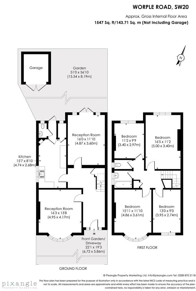 Worple Road, West Wimbledon floorplan