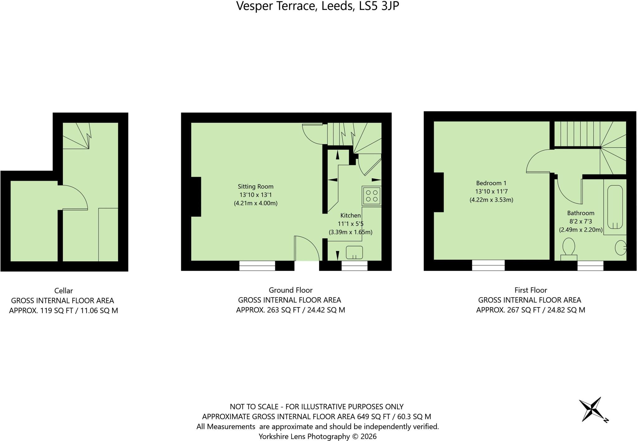 Vesper Terrace, Leeds floorplan