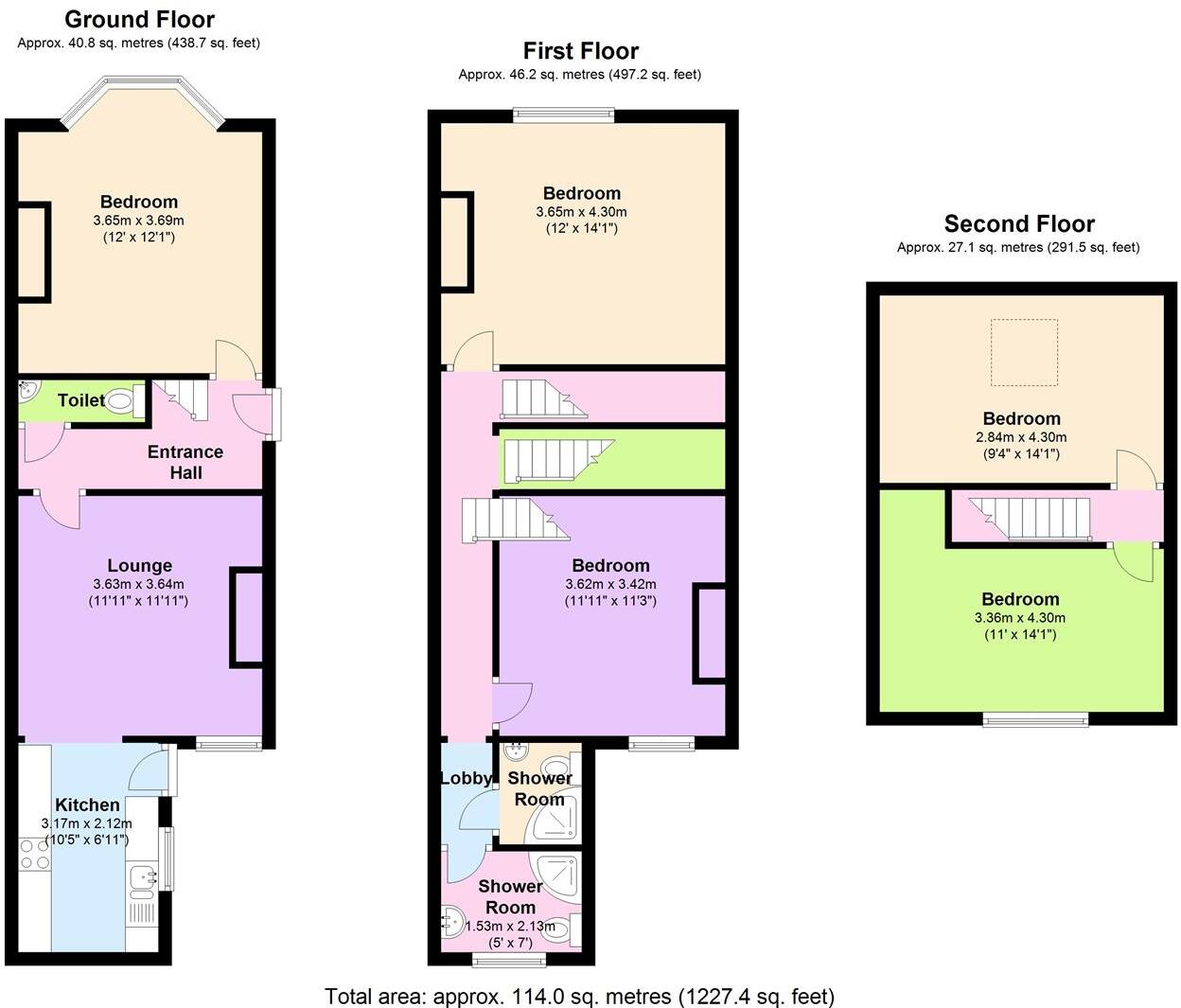 6 Filey Street, Broomhall, Sheffield floorplan