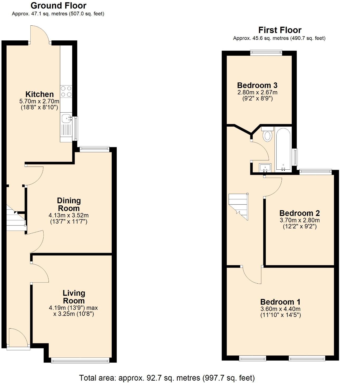 Forest Range, Manchester, Greater Manchester, M19 floorplan