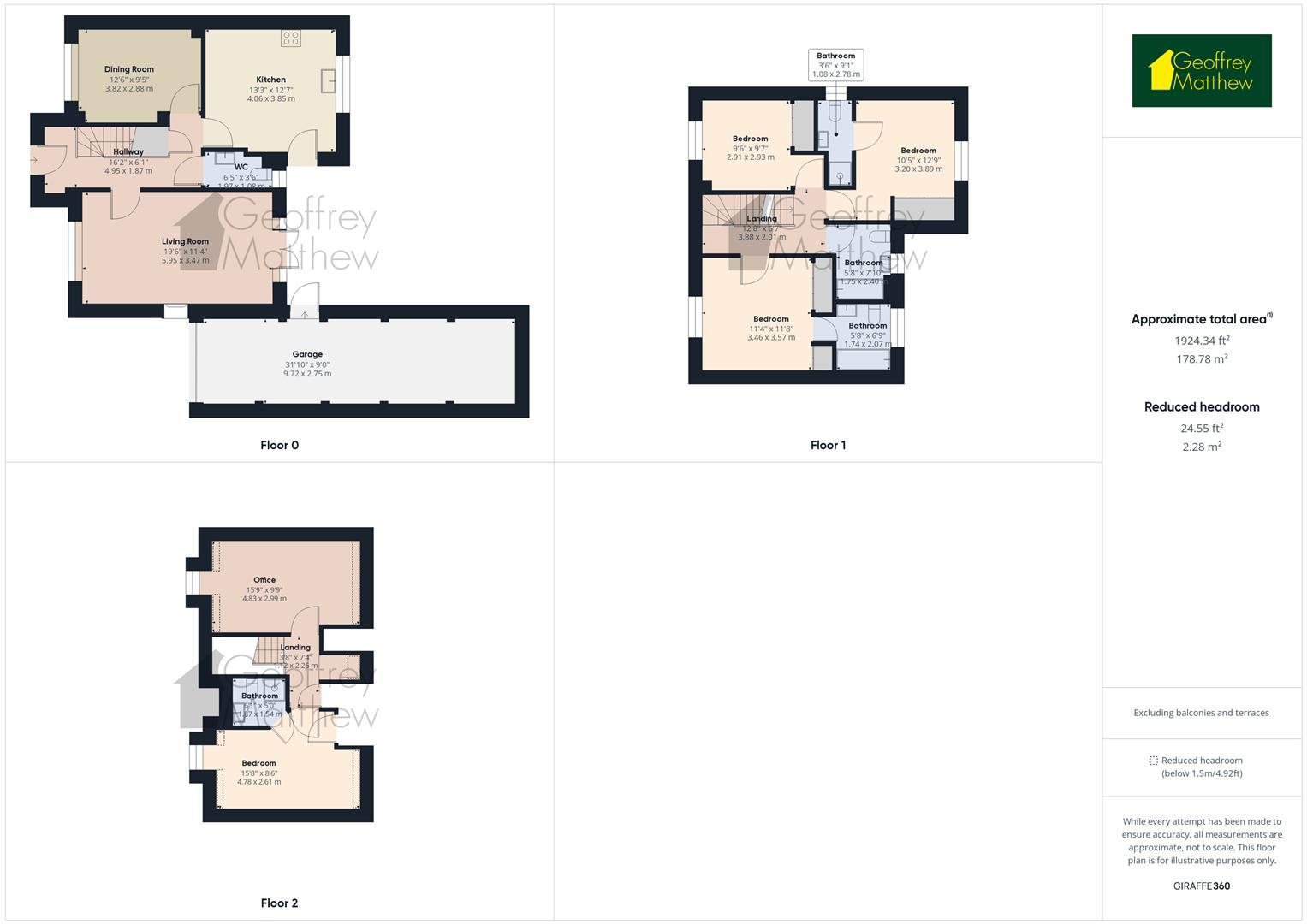 Quantock Close, Great Ashby, Stevenage floorplan