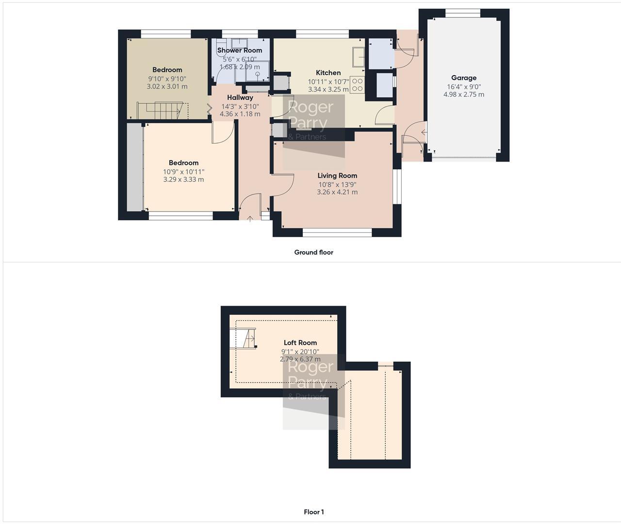 8 Ashford Drive, Pontesbury, Shrewsbury, SY5 0QP floorplan