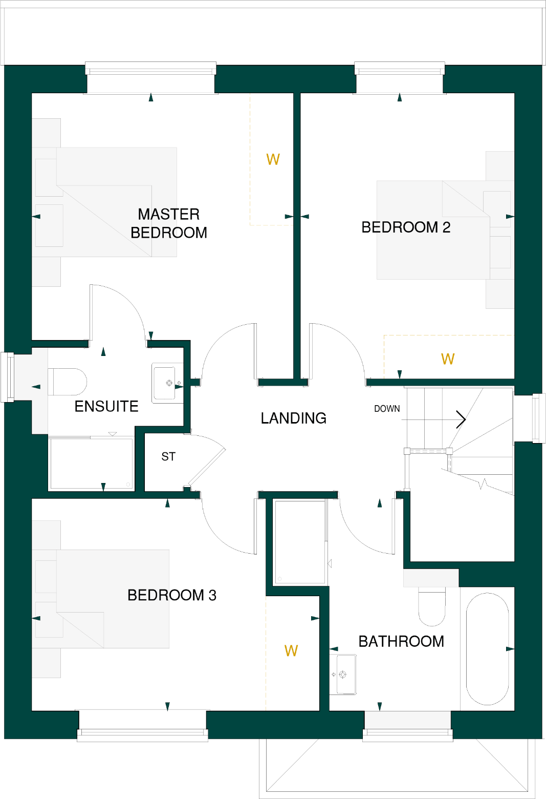 Nightingale Rd,
Guisborough,
TS14 8HA floorplan