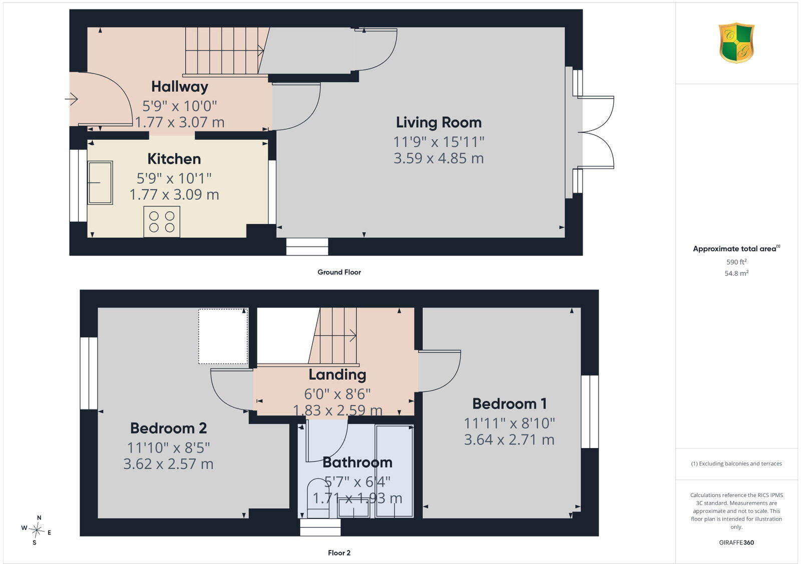 Drake Close, Horsham, West Sussex floorplan