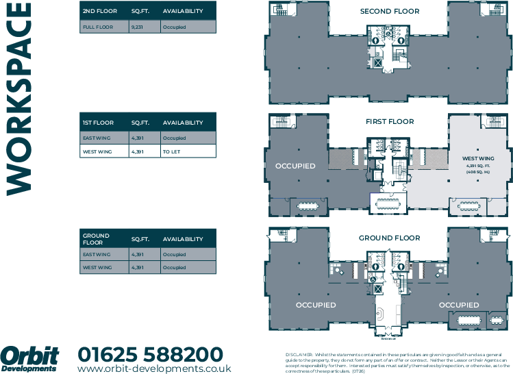 Sandfield House Floor plans