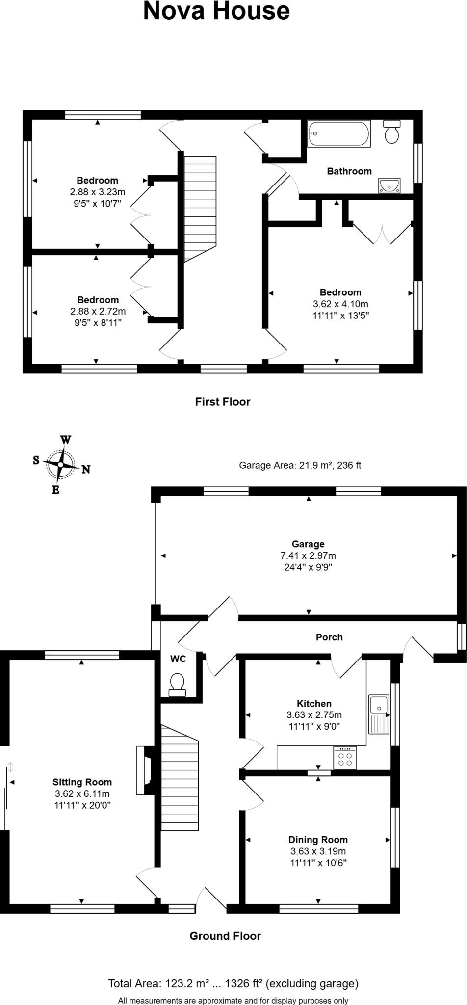 Andover Road, Upavon, Pewsey, Wiltshire, SN9 floorplan